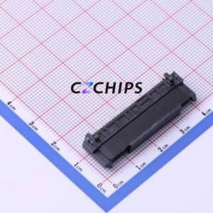 LD2122F-S0PL6H Hard Drive Connector (SAS/<b>SATA</b>/<b>M.2</b>) SMD,P=1.27mm Connector <b>SATA</b> Female 22P Horizontal Mount - Product Image 2