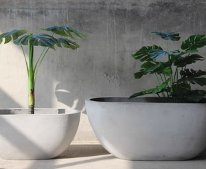 <span class=keywords><strong>Cilindro</strong></span> redondo Moda Jardín Decoración Planta de suelo de gran tamaño Magnesio Arcilla <span class=keywords><strong>Maceta</strong></span> - Product Image 1