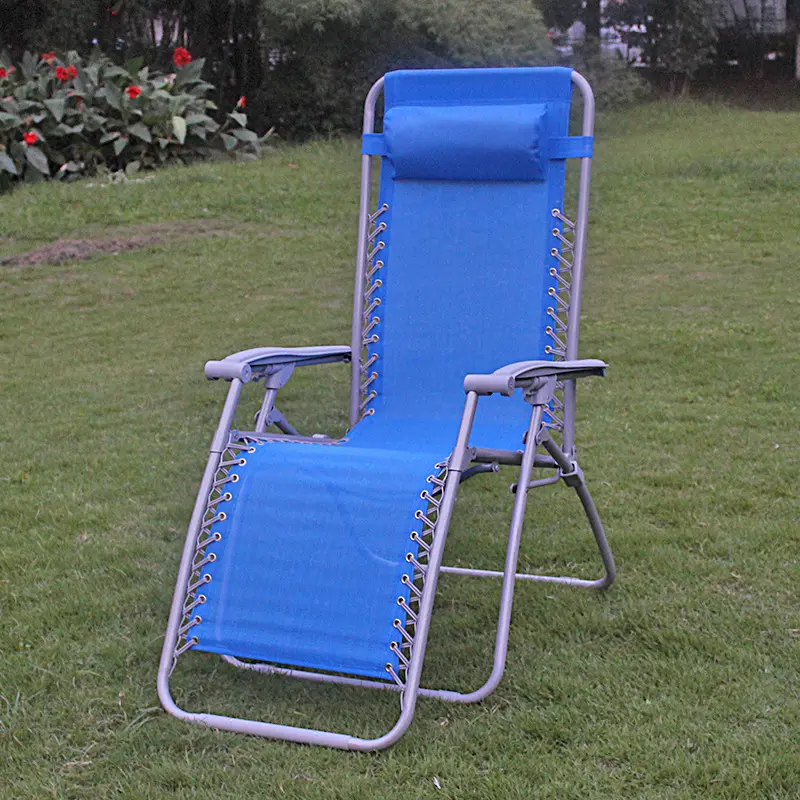 Fishing Bed Lounger Chair New Style Camping Folding Beach Chair Metal Iron