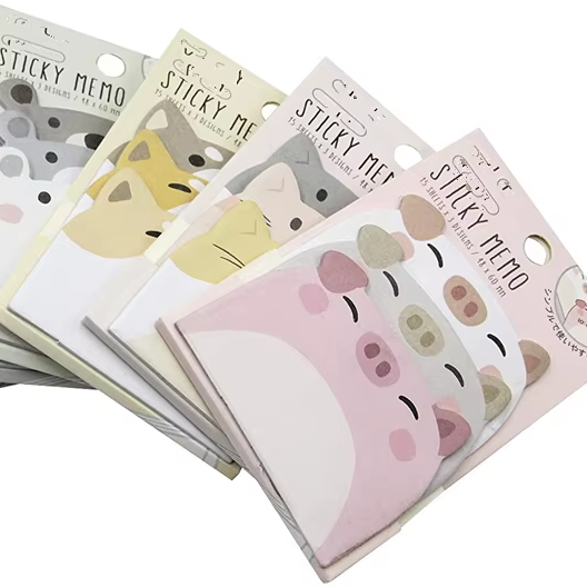 Custom Shaped 3x3 Inches Sticky Notes
