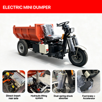1-Tonnen-Elektro-Mini-Dumper mit 3500W-Motor für Untertagebau in Santiago, Chile