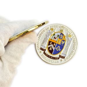 Emblema de Gran Logia de 2 pulgadas, insignia de coche de masones gratis y aceptada, emblema de coche Masónico de Filipinas - Product Image 2