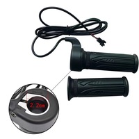 Accélérateur à Poignée WUXING 20X Full Twist pour Vélo Électrique et Scooter Électrique, Connecteur SM 3 Broches 12V-72V