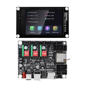 Makerbase <span class=keywords><strong>MKS</strong></span> DLC32 contrôleur hors ligne 32bits ESP32 carte WIFI TS35-R écran tactile pour Machine de gravure Laser Portable - Product Image 4