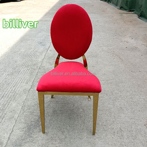 <span class=keywords><strong>เก้าอี้</strong></span>สแตนเลสทรงกลมหลังโค้ง ขายตรงจากโรงงาน เหมาะสำหรับโรงแรม งานแต่งงาน รับประทานอาหาร ร้านอาหารสไตล์โมเดิร์นเรียบง่าย และงานจัดเลี้ยง - Product Image 3