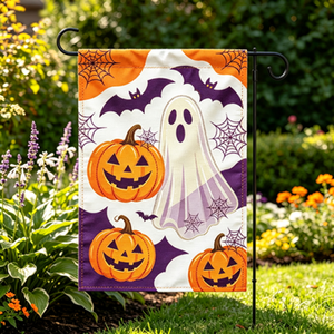 Banderas de Jardín de Halloween Sheng Haomian, Decoraciones para Exteriores, Impresión Digital de Alta Resolución, Banderas Impermeables de Doble Cara - Product Image 3