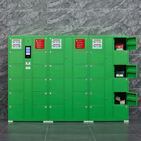 Armario de almacenamiento inteligente electrónico con pantalla táctil, autopick, código de barras