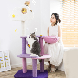 Árbol <span class=keywords><strong>para</strong></span> Gatos <span class=keywords><strong>de</strong></span> Peluche con Forma <span class=keywords><strong>de</strong></span> Nube, Torre <span class=keywords><strong>de</strong></span> Escalada Multinivel, Cama <span class=keywords><strong>de</strong></span> Lujo <span class=keywords><strong>para</strong></span> Gatos, Plataforma <span class=keywords><strong>de</strong></span> Salto <span class=keywords><strong>para</strong></span> Entretenimiento Diario <span class=keywords><strong>de</strong></span> Gatos en Interiores - Product Image 3
