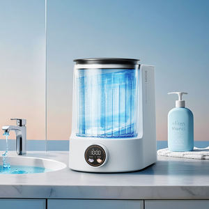 Máquina de Lavar Roupa Semiautomática Pequena Portátil Sem Fio Recarregável para Peças Íntimas - Product Image 5