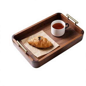 Plateau décoratif rustique de style farmhouse, plateau de service en bois fait main, plat vintage minimaliste de qualité supérieure - Product Image 1