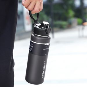 2025 Logotipo de impresión personalizado Botella de agua de acero inoxidable de grado 304 de doble pared con aislamiento Premium con caja para mantener caliente - Product Image 5