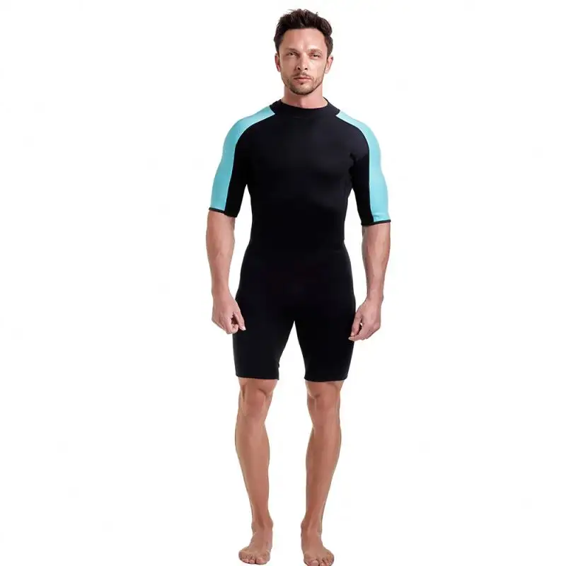 Pantalones cortos de neopreno de 25Mm, traje de neopreno corto hecho a medida Natao Float Assist, traje de buceo de agua caliente, Bikini para hombre, trajes de baño para azul