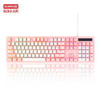 Tout nouveau clavier mécanique de jeu Sunrose JK104 87 touches LED rétro-éclairé USB/PS/2 Interface Plug and Play OEM