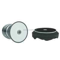 Bouteille applicatrice de liquide pour pneus, outil de cirage de pneus portatif à tête de mousse ondulée pour le detailing automobile