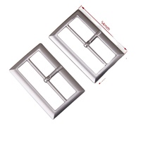 Boutons réglables en alliage de zinc, style dos plat, avec clip à broche à rouleau et boucle de sangle métallique plaquée, pièce de rechange pour sac de costume