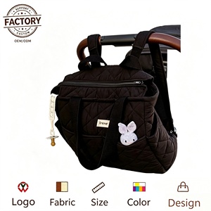 Bolsa de Pañales Acolchada Portátil con Múltiples Bolsillos, Convertible en <span class=keywords><strong>Bolso</strong></span> de Mano y Mochila para Mamás, Viajes, Picnic, Estilo Simple, Directo de Fábrica, OEM - Product Image 2