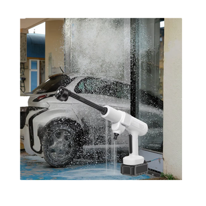 Nettoyeur haute pression portable sans fil pour voiture, batterie lithium 21V, buse rotative multifonctionnelle, acier, lavage à l'eau, portable, 400W - Product Image 1