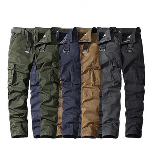 <span class=keywords><strong>Pantalones</strong></span> <span class=keywords><strong>de</strong></span> Algodón <span class=keywords><strong>para</strong></span> Hombre, Nuevos, a la <span class=keywords><strong>Moda</strong></span>, con Múltiples Bolsillos, Color Sólido Lavado y Cierre <span class=keywords><strong>de</strong></span> Cremallera, <span class=keywords><strong>para</strong></span> Uso Diario Informal y Trabajo - Product Image 1
