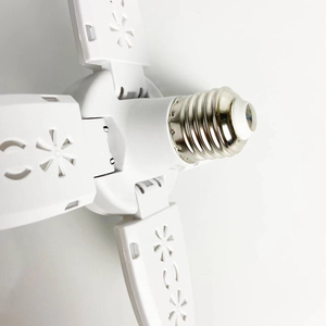Ampoule LED pliable en forme d'éventail E27, 220V/85V-265V, ampoules LED pour lampe de plafond domestique, entrepôt, garage, lumière blanche 6500K - Product Image 3