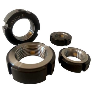 Tuerca de Bloqueo Radial Tipo R M24X1.5P de Alta Precisión, Antiaflojamiento, Resistente al Desgaste, Componente para Máquinas Herramienta - Product Image 1