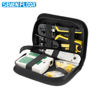 Ensemble d'outils de sertissage RJ45 RJ11 RJ12 en acier, pince à sertir multifonction avec pinces et connecteurs modulaires