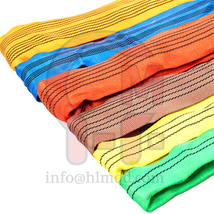 1- 50t Nhà máy bán nhiệm vụ nặng nề <span class=keywords><strong>Polyester</strong></span> nâng phẳng Vòng <span class=keywords><strong>Webbing</strong></span> Sling Hlm EN1492-1 nhiệm vụ nặng nề 100% <span class=keywords><strong>Polyester</strong></span> Vải Sling - Product Image 5