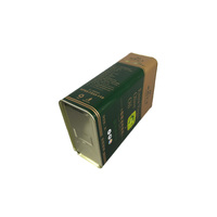 Bidon d'huile d'olive en métal vide de 3 L, vente en gros, bidon d'huile carré de style F avec couvercles en plastique