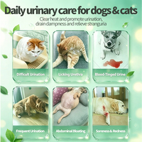 Complément alimentaire naturel à base de plantes pour la santé urinaire des animaux de compagnie, pour l'élimination des calculs rénaux et vésicaux, soutien contre les infections urinaires pour chiens et chats