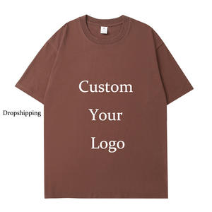 Camisetas 2026 de Alta Calidad, 100% Algodón, Tallas Grandes para Hombre, Camisetas Personalizadas al por Mayor con Impresión de Logotipo - Product Image 5