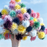 Grand arbre artificiel en roseaux pour feux d'artifice, ornement paysager pour centres commerciaux et espaces publics, accessoire photo