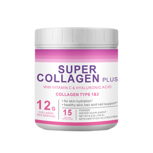 ผงคอลลาเจนซูเปอร์มารีน OEM/OBM/ODM แบรนด์ส่วนตัว พร้อมผงไฮยาลูรอนิค แอซิด บำรุงผิว เล็บ และเส้นผม - Product Image 2