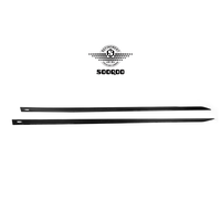 Extensions de bas de caisse en fibre de carbone préimprégnée pour BMW Série 5 G68 2024+ Style MP Version CN pour voitures à essence