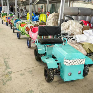 Train miniature électrique à 6 places, à pneus larges, sans rails, pour ferme, site touristique, tourisme, équipement de tourisme - Product Image 6