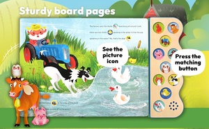Libro de Sonidos de Granja Interactivo con Texturas para Tocar y Sentir, con Sonidos de Animales de Granja, una Aventura Sonora para Niños Pequeños, OEM - Product Image 2