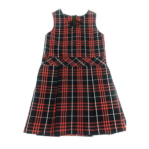 Tissu écossais 100 % polyester durable, teint en fil, anti-boulochage et infroissable, idéal pour les jupes scolaires et les uniformes. - Product Image 3
