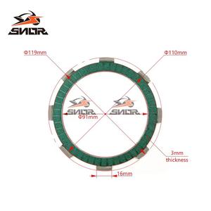 Disques d'embrayage en papier pour moto SNOR, plaques de friction d'embrayage pour moteurs HONDA CB CG <span class=keywords><strong>125</strong></span> 150 250 <span class=keywords><strong>ZONGSHEN</strong></span> LONCIN <span class=keywords><strong>125</strong></span> 250 - Product Image 6
