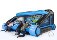 Vente Flash : Système d'éclairage interactif IPS pour jeux, Galerie de tir gonflable, Défi humain, Matériau PVC, CE/EN71/EN14960