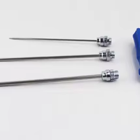 Aiguille de décompression pour bétail en acier inoxydable, thermomètre trocart, pour utilisation vétérinaire et ponction du rumen