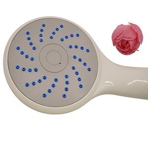 Custom Logo OEM Available White ABS Single-Function High Pressure Water Saving Hand <b>Shower</b> Head for Bathroom - Product Image 1