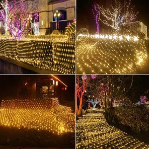 Lumières <span class=keywords><strong>LED</strong></span> en filet IP67 pour extérieur, jardin, H03RN-F, câble en caoutchouc connectable, blanc chaud, pour arbustes, qualité commerciale, CE RoHS - Product Image 5