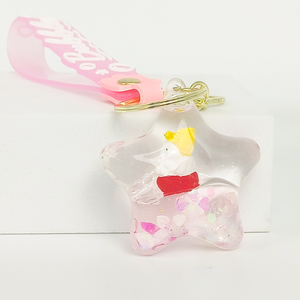 พวงกุญแจอะคริลิกรูปช้างน้อยน่ารัก พร้อมของเหลวเคลื่อนไหว - พวงกุญแจ, ของขวัญเสริมโชคสำหรับกระเป๋าเป้ กระเป๋าถือ กุญแจรถ - Product Image 3