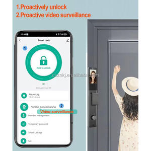 Cerradura Inteligente para Puerta sin Llave, Función de Empujar y Tirar, Impermeable, de Aluminio, con Huella Dactilar Biométrica, para el Hogar, Compatible con Tuya Smart Wifi Cloud para Israel - Product Image 6