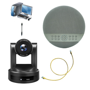 Caméra <span class=keywords><strong>de</strong></span> <span class=keywords><strong>conférence</strong></span> HD + Microphone omnidirectionnel intelligent à commande à distance - Product Image 1