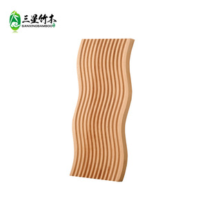 Creative bamboo and wood water ripple <b>tray</b>, household bread, tea, and <b>snack</b> <b>tray</b>, Nordic afternoon tea plate, cutting board, - Product Image 4