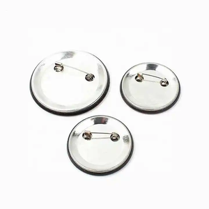 Nút phù hiệu pin logo kim loại nhà sản xuất Tùy chỉnh hình tròn nút dễ thương trên với pin an toàn niken-miễn phí nhôm hỗ trợ - Product Image 6