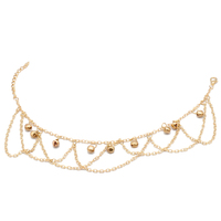 Ornements de pieds européens pour femmes très vendus Personnalité Style indien Bohème Luxe Bijoux de mode Bracelets de cheville Sexy Bell Cheville