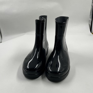 Botas de lluvia sanitarias antideslizantes de PVC de altura corta negras, <span class=keywords><strong>calzado</strong></span> impermeable, botas de seguridad - Product Image 3