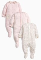 Combinaison de nuit à manches longues en coton biologique pour bébé tout-petit