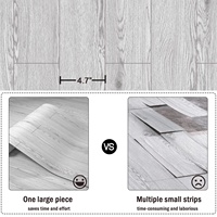 Carrelage de sol en PVC résistant à l'usure Carrelage de sol en vinyle Ceram Planches de sol en vinyle auto-adhésif pour chambre à coucher salle à manger