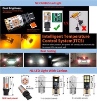 Ampoules LED T10 LANSEKO en promotion – Blanc, Bleu, Rouge 3030 EPISTAR, format halogène pour feux de lecture et éclairage de plaque d'immatriculation automobile